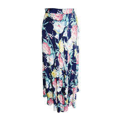 Stunning Ralph Lauren Retro floral silk skirt