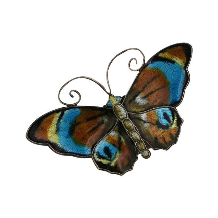 David Anderson Enamel Butterfly
