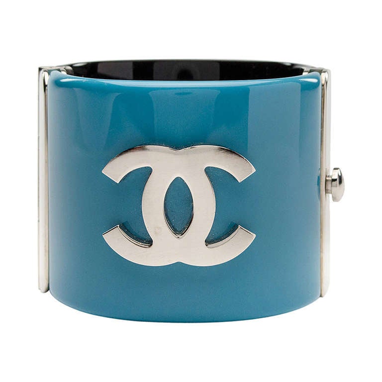 Chanel Colorblocked Cuff For Sale