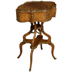 Walnut and Gilt Metal Mounted Jardiniere