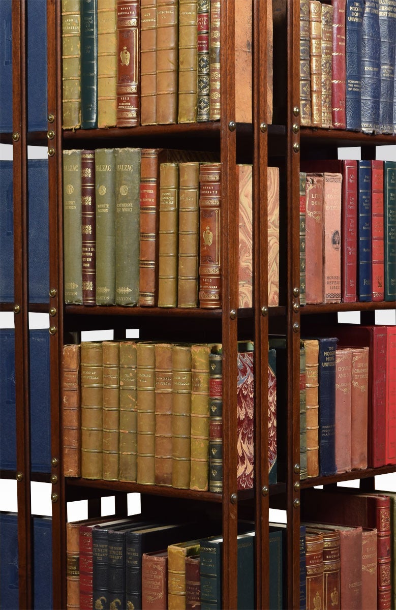 Victorian Large mahogany Large mahogany revolving bookcase