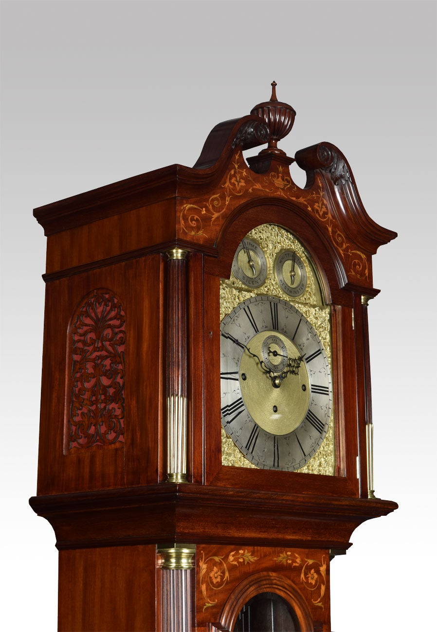 edwardian grandfather clock