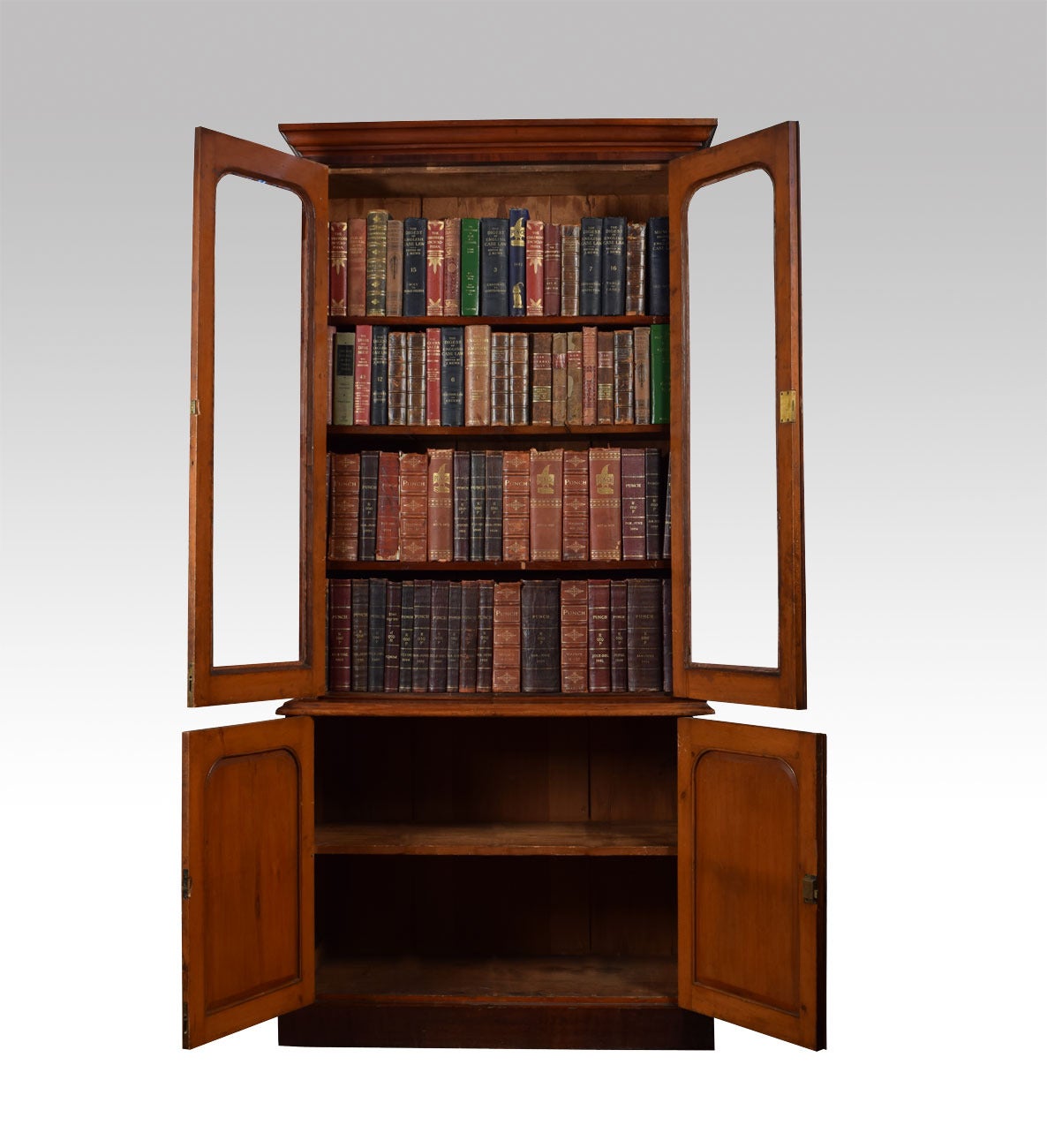 Great Britain (UK) Victorian Two-Door Mahogany Bookcase