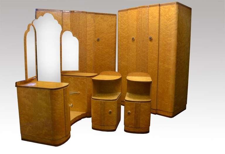 Art Deco Bedroom Suite Attributed To Epstein