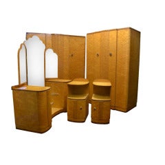 Antique Art Deco Bedroom Suite Attributed To Epstein