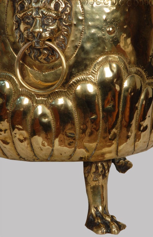 Brass Log Bin