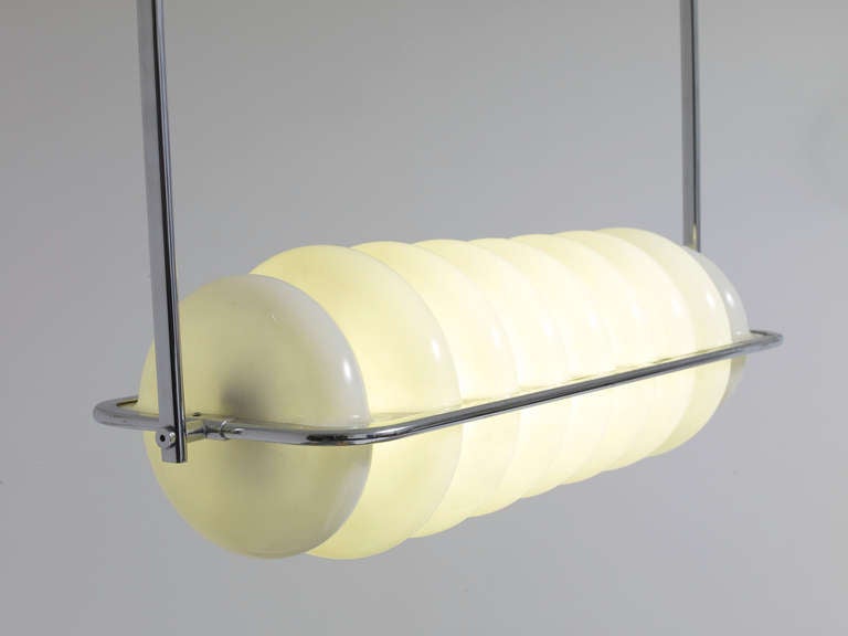 Italian Sottsass Ettore Bruco Ceiling Light, 1970