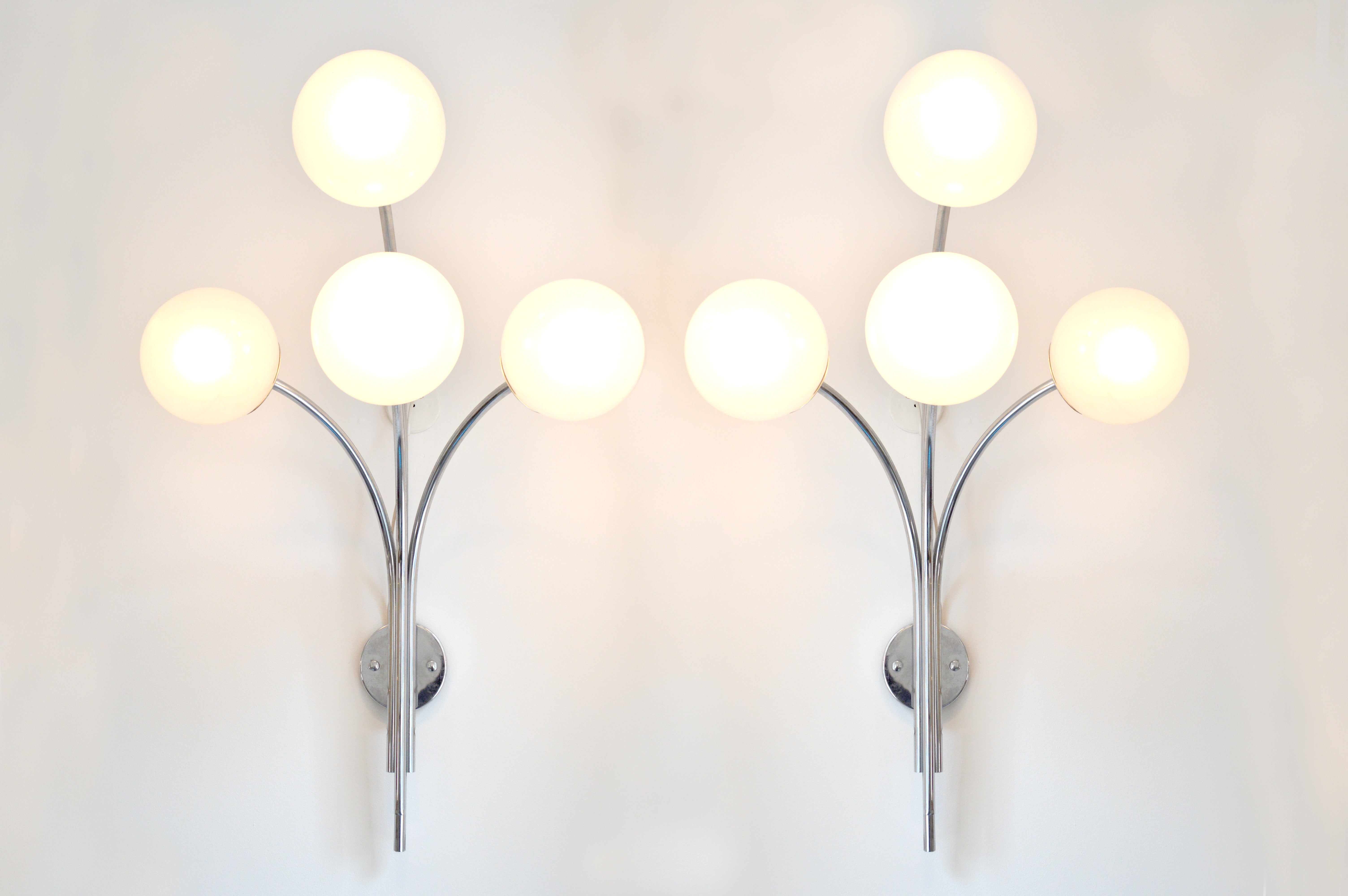 Pair of Wall Lights "257" by Sergio Asti, 1966 For Sale