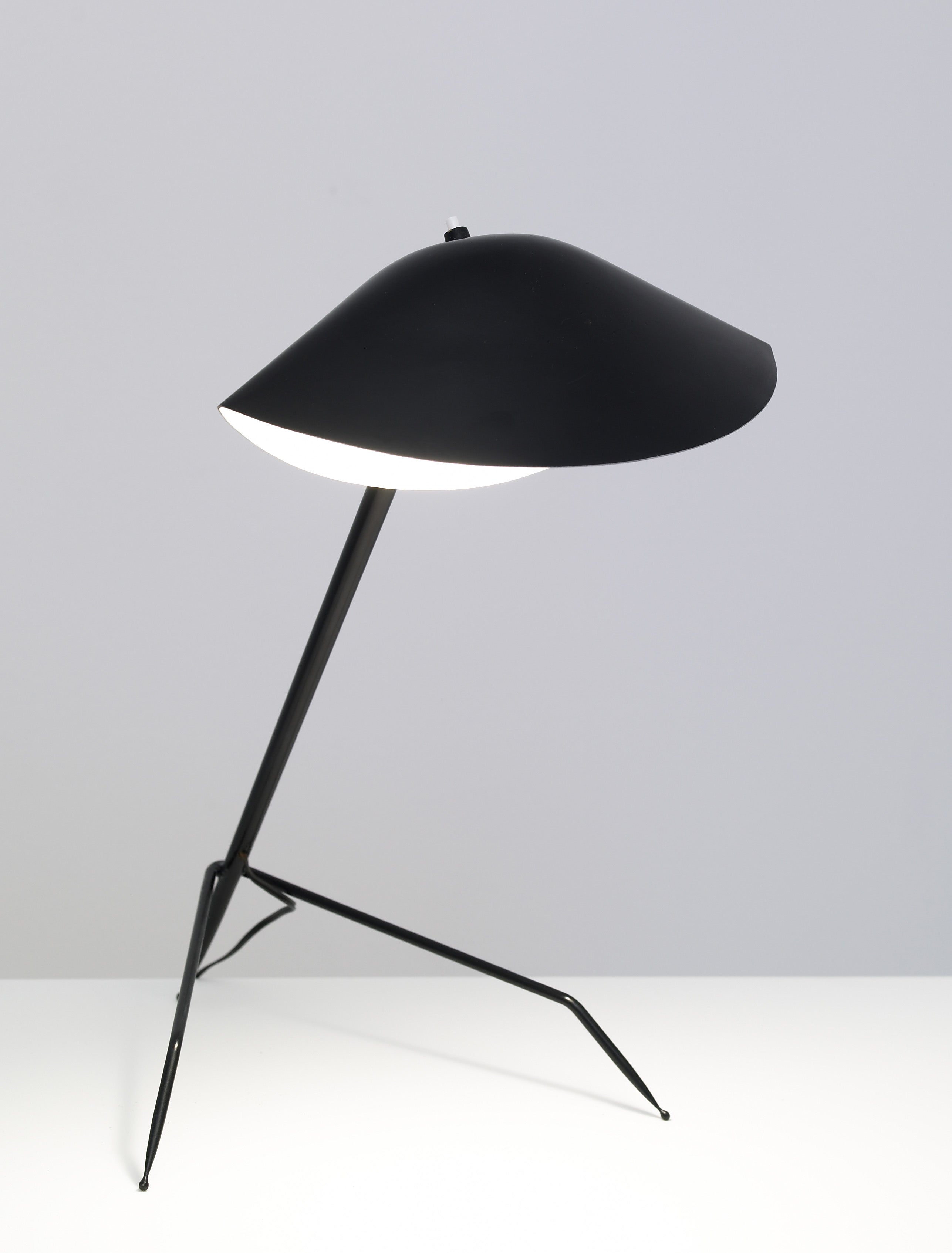 Desk light "Trepied" By Serge Mouille, 1954