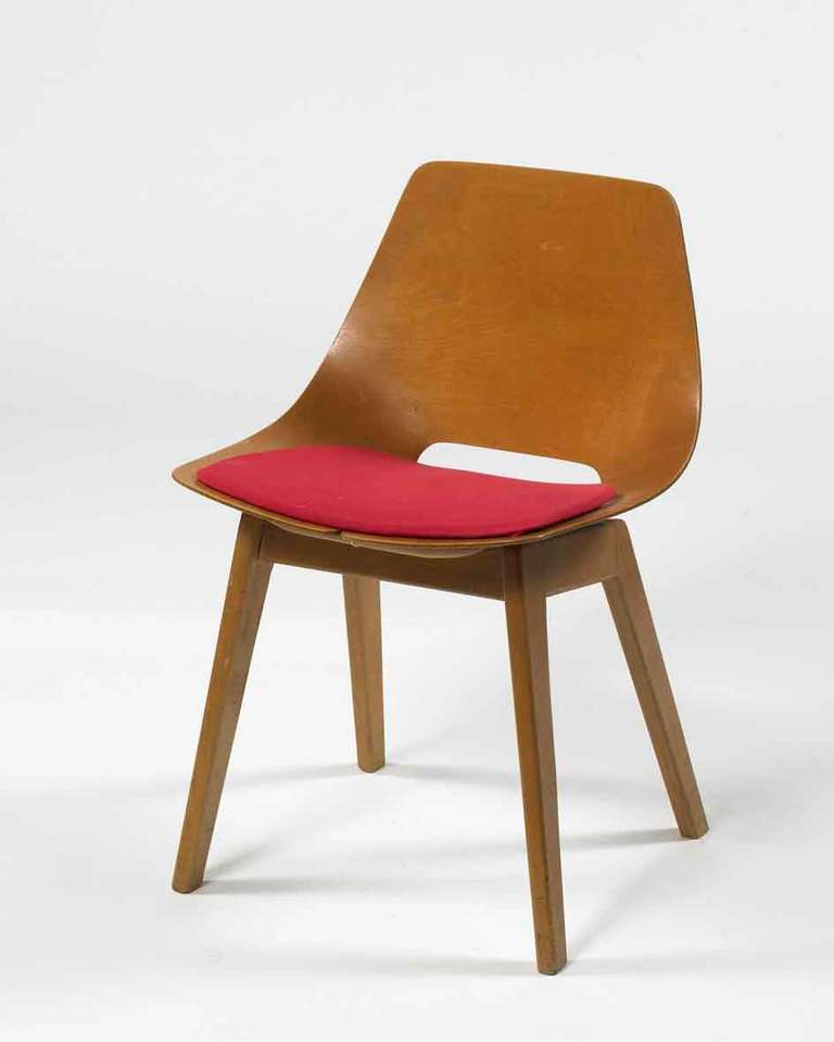 French Guariche Pierre Amsterdam or Tonneau Chair, Steiner, 1954