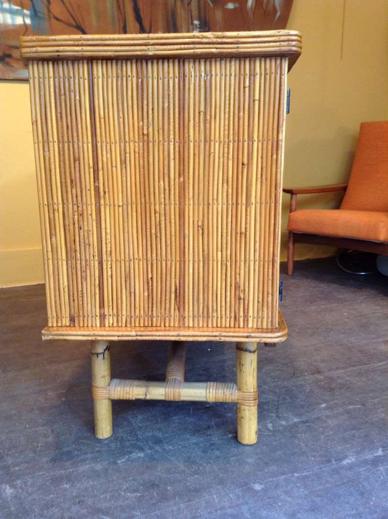 1960's Rattan Enfilade In Good Condition In Saint-Ouen, FR