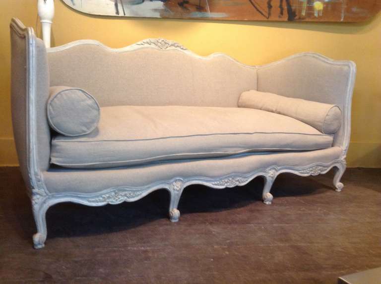 19th Century Louis XV Style Alcove Sofa 4