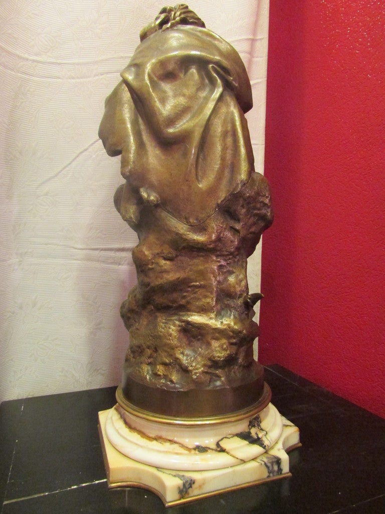 19th Century Mathurin Moreau Big Bronze Sculpture Swing Base Hors Concours 4