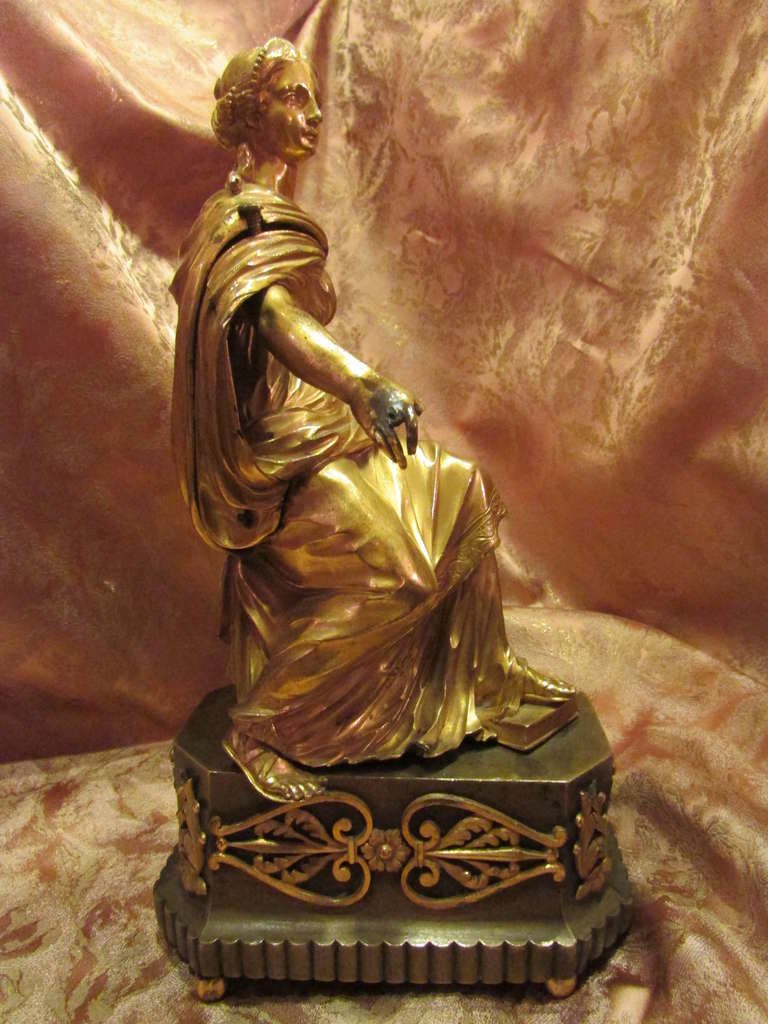 18th Century Gilt Bronze Circa Louis XVI Period Demeter Harvest Goddess