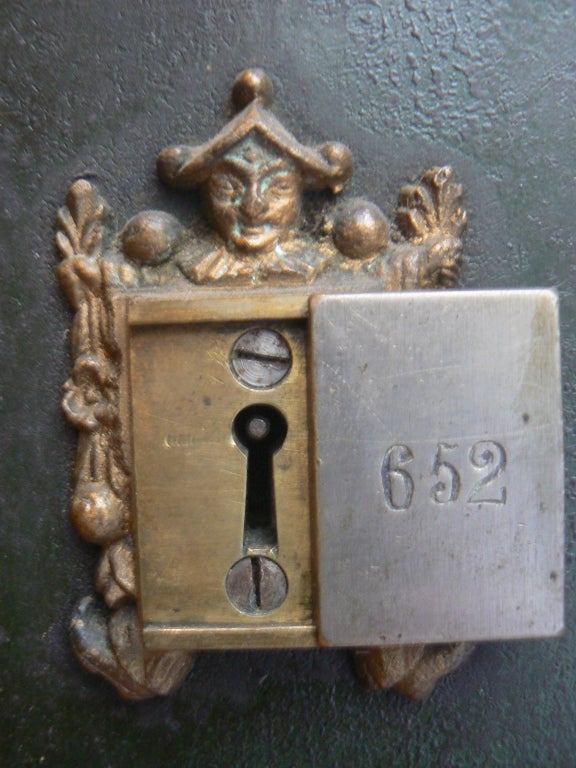 Portuguese 19th Century Colonial Two-Door Iron Safe