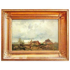 19th Century Painting, Oil on Canvas, Signed
