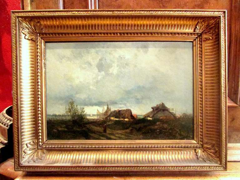 19th Century Painting, Oil on Canvas, Signed