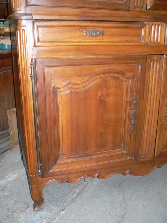 1760's Sideboard Chest Dresser Louis XV Walnut Country Lyon