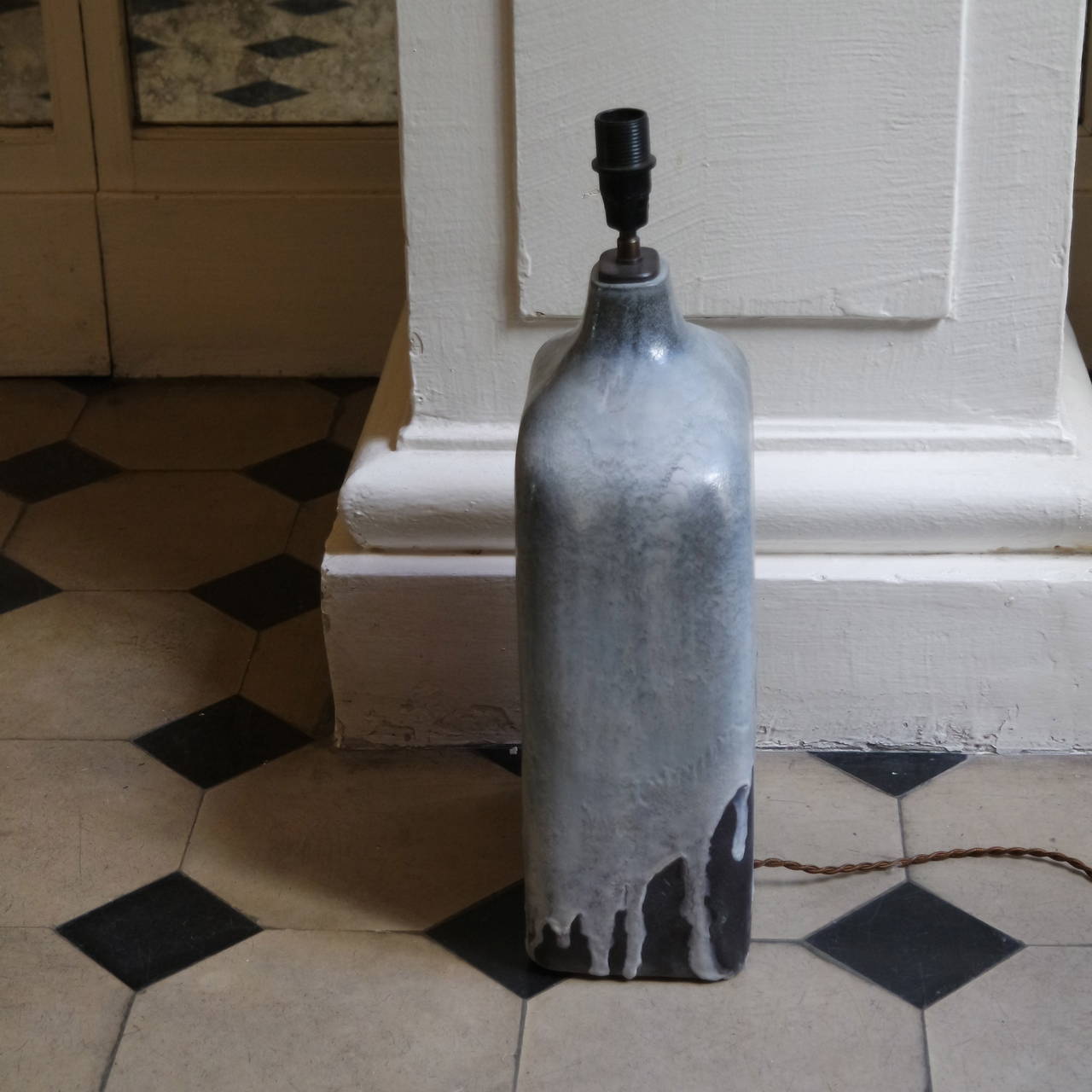 Ceramic Lamp by Marcello Fantoni In Excellent Condition In Paris, FR
