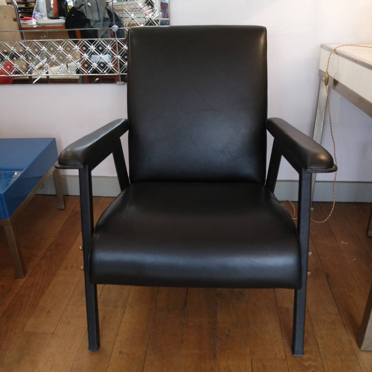 Important Pair of Jacques Quinet Armchairs In Excellent Condition In Paris, FR