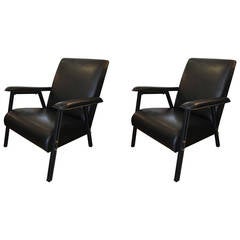 Important Pair of Jacques Quinet Armchairs 2