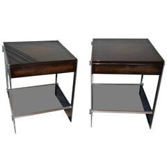 Pair of Maison Charles side tables