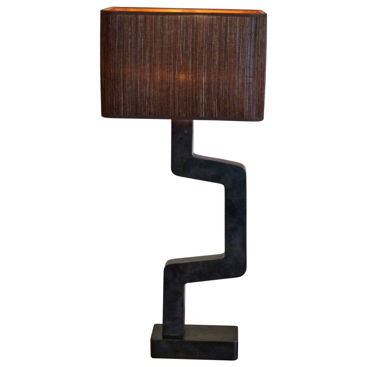 Bronze Alpha Lamp by Phlippe Cuny