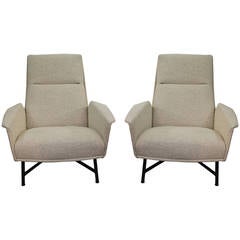 Pair of armchairs by Claude Delor