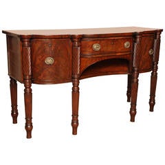 Early 19th Century Irish Regency Mahogany Serving Table, circa 1820 7