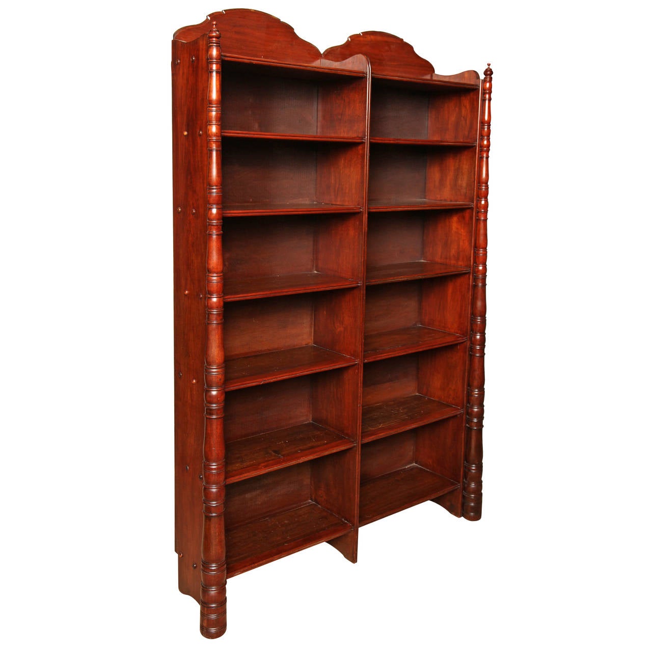 Mid19th Century Irish, Mahogany Bookcase at 1stDibs