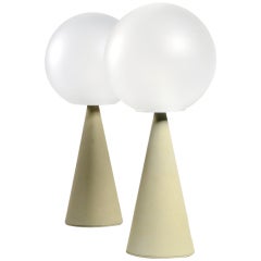 Pair of Bilia table lamps by Gio Ponti for Fontana Arte