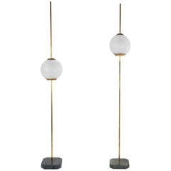 Pair of "LTE 10" Floor Lamps by Luigi Caccia Dominioni for Azucena, 1958