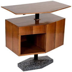 Vintage Cabinet / Bed Side Table In The Manner Of Ignazio Gardella