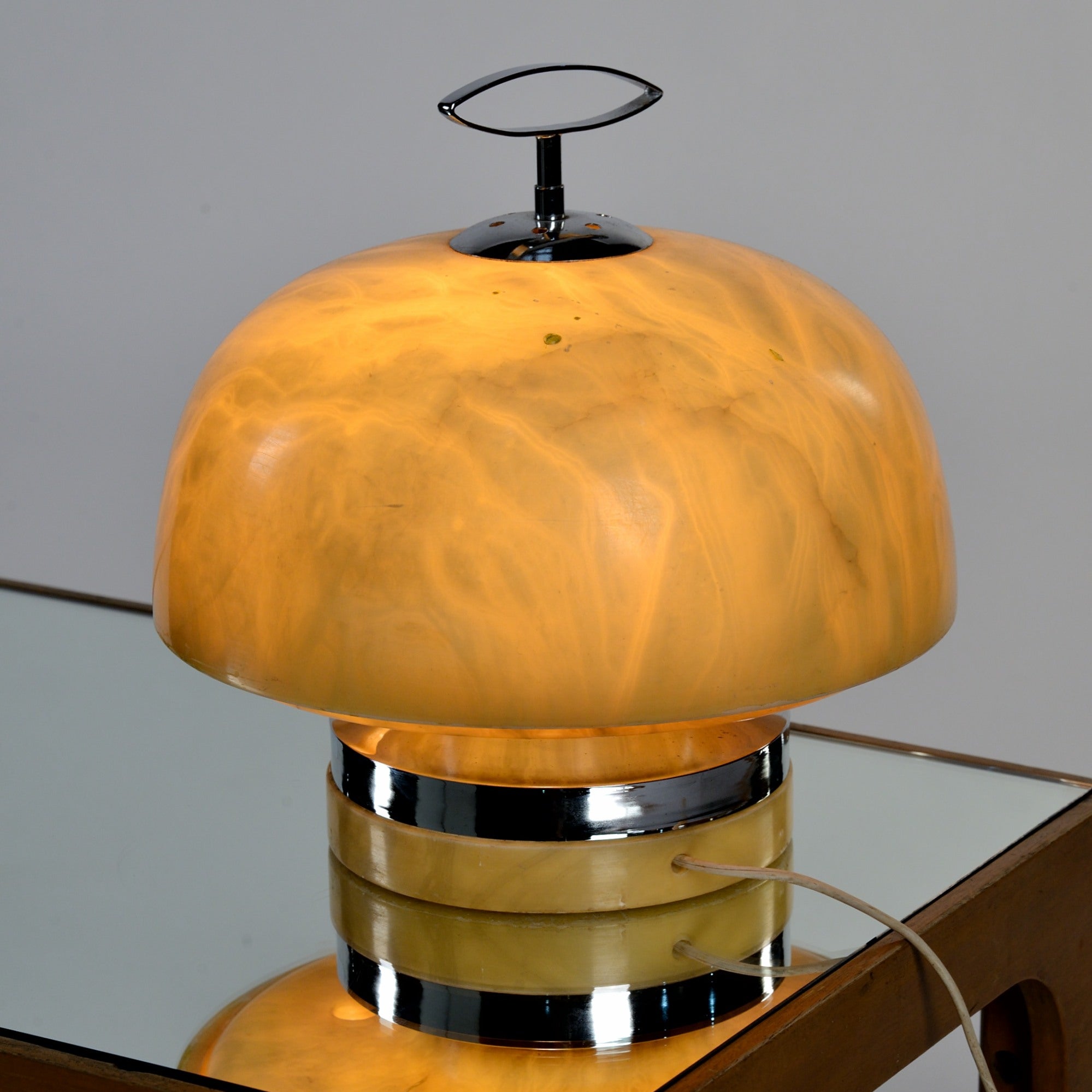 Alabaster '60s Table Lamp