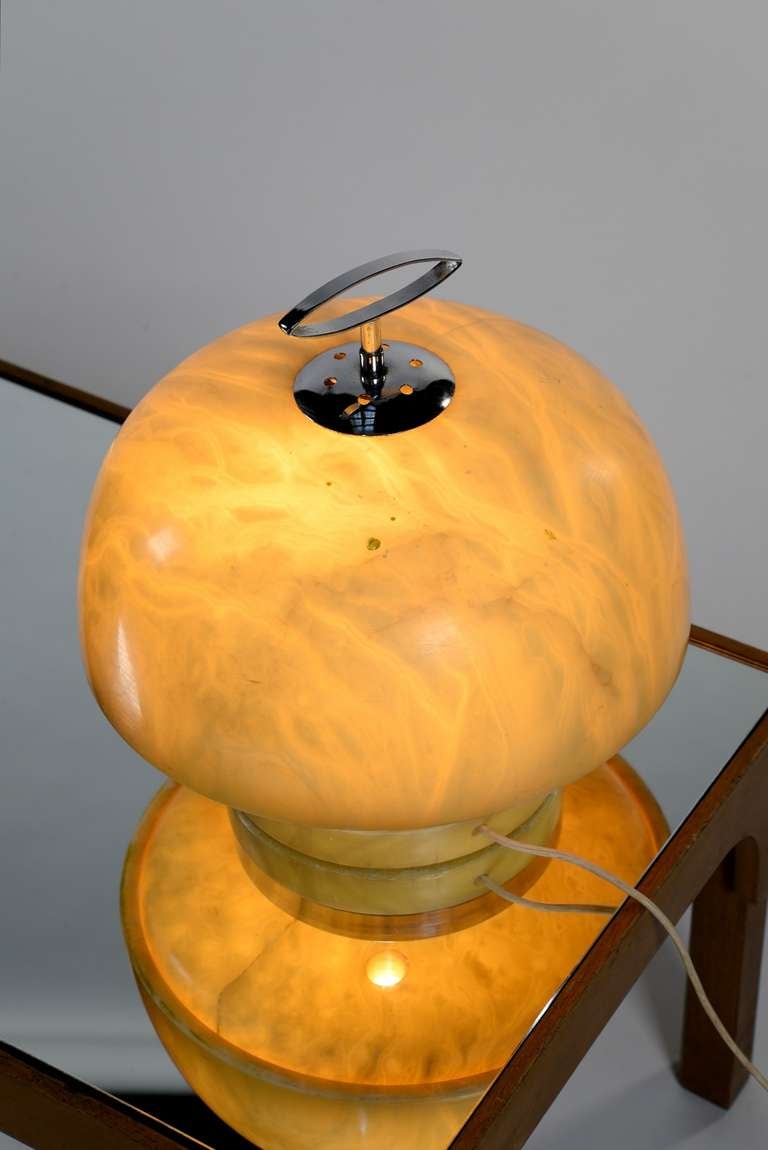 Italian Alabaster '60s Table Lamp