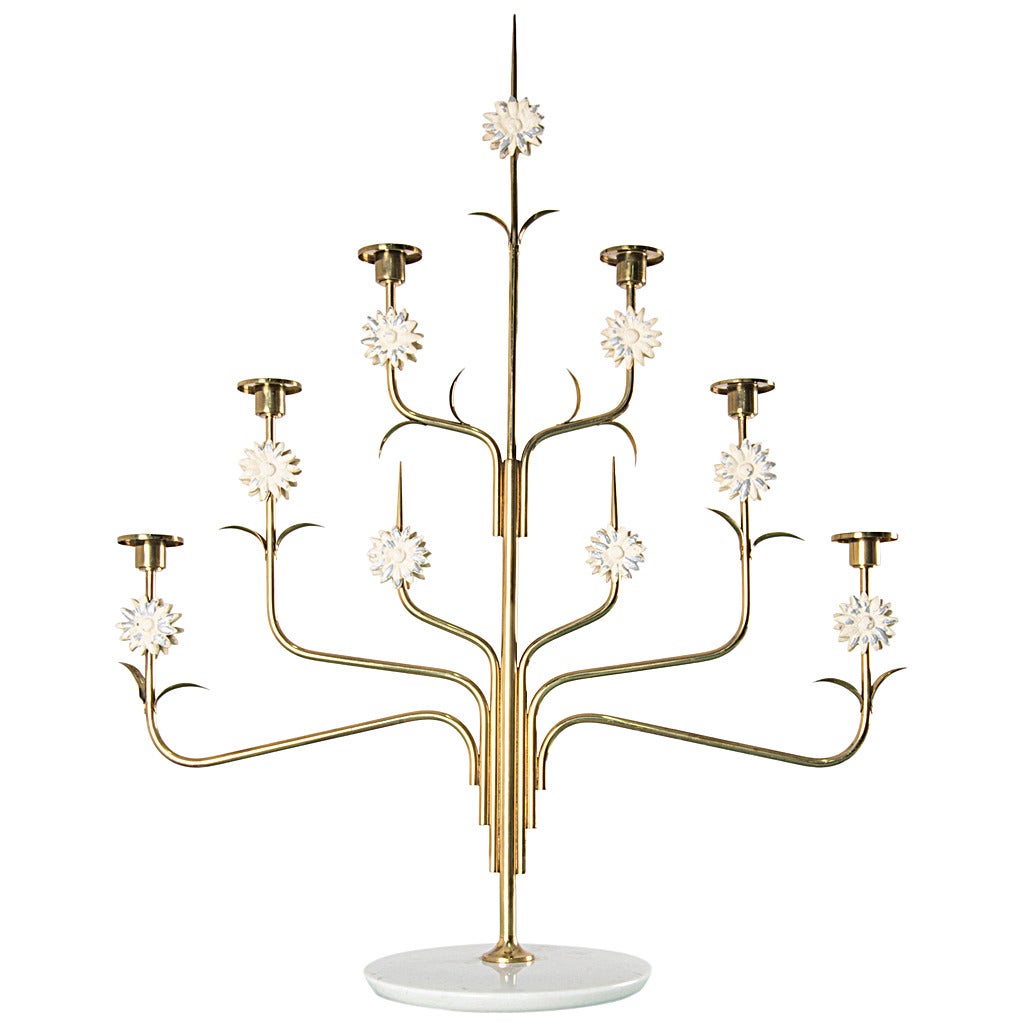 Extraordinary Candelabra by Stilnovo, 1950s