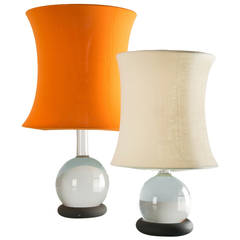 Pair of Lotus Table Lamps by Gianfranco Frattini for Meroni, 1966