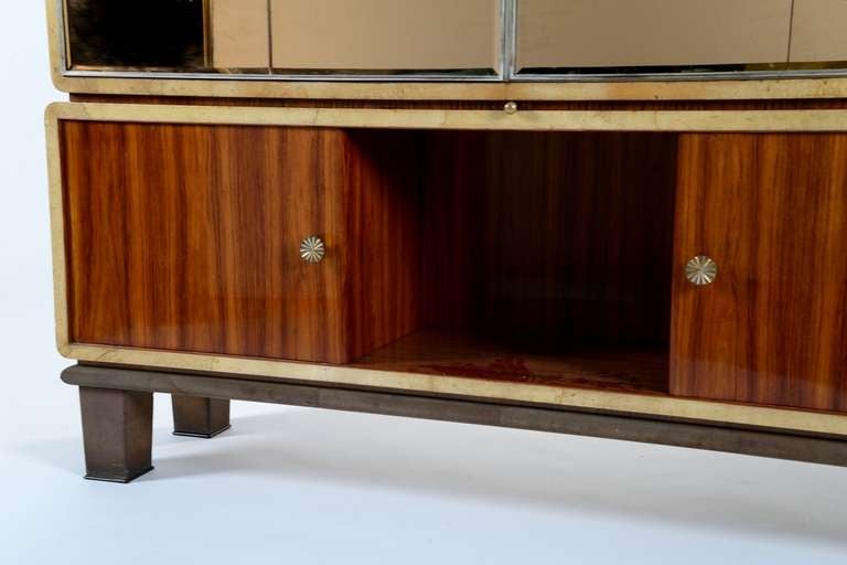 Italian Extraordinary 1930 cabinet designed by Gio Ponti for Paolo Lietti & Figli