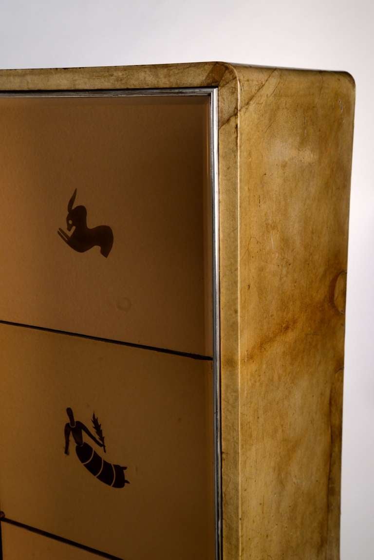 Mid-20th Century Extraordinary 1930 cabinet designed by Gio Ponti for Paolo Lietti & Figli
