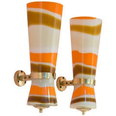 Pair of Sconces by B.B.P.R. for Venini, 1950s