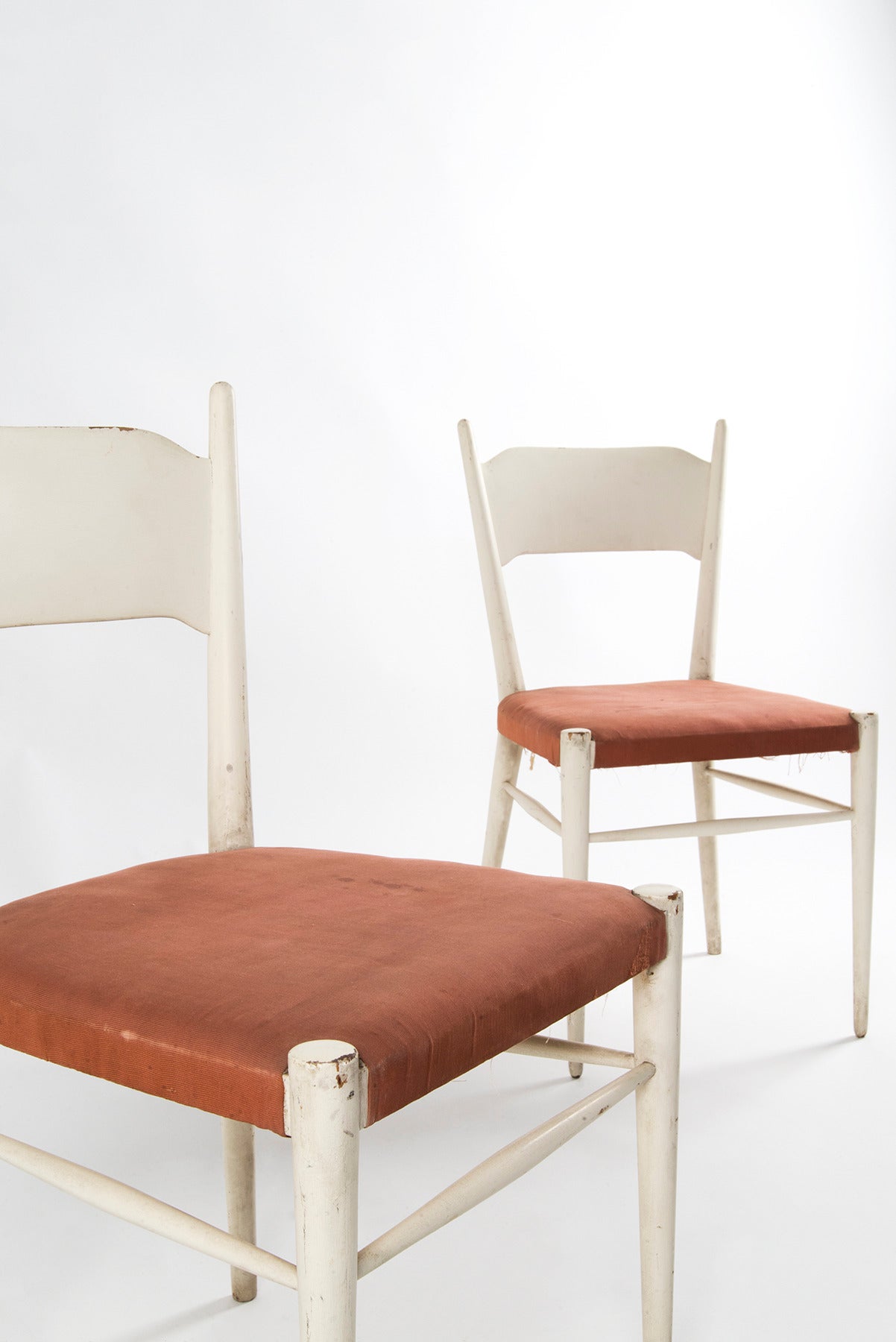 Italian Pair of Chairs by Osvaldo Borsani for Arredamenti Borsani Varedo, 1950