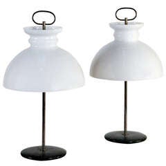 Ignazio Gardella inspired table lamps from the 1950
s