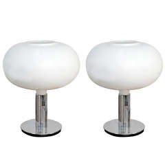 Pair of Table Lamps by Franco Albini for Sirrah