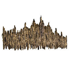 Sculptural Bronze Wall Light by Luciano Frigerio