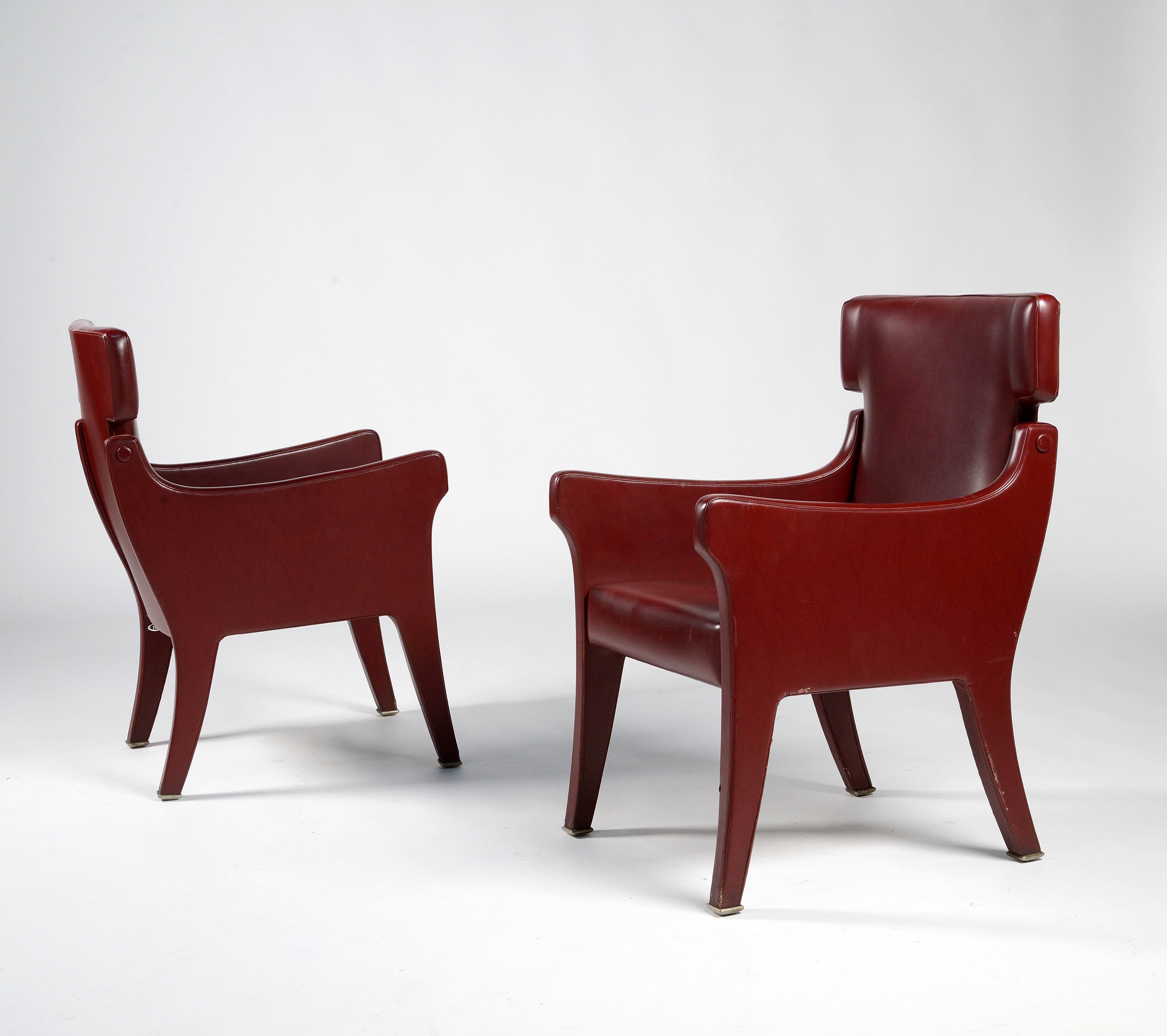 Pair of rare model "P10" armchairs by Ignazio Gardella for Azucena
