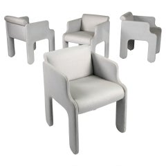 Set of four "Viscontea" armchairs by Sergio Mazza and Giuliana Gramigna for Full