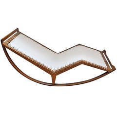 Vintage Rocking Chaise Model n. PS16 by Franco Albini
