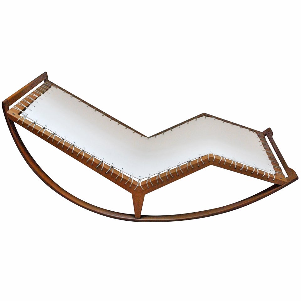 Rocking Chaise Model n. PS16 by Franco Albini
