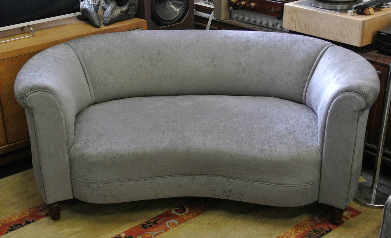 American Early 20th Century Art Deco Sofa Loveseat For Sale