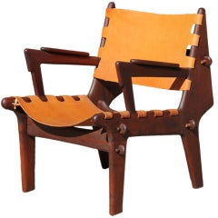 Brazilian Safari style chair by Angel Pazmino
